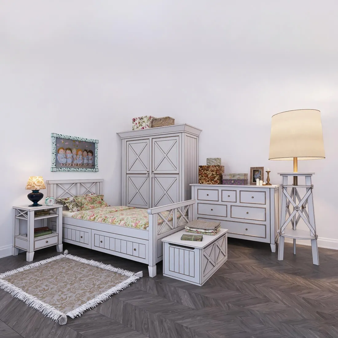 furniture – Lamer furniture set №1 3ds Max