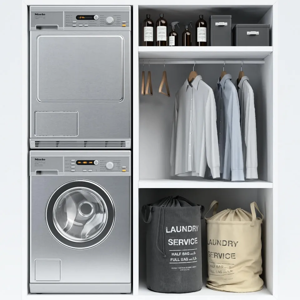 furniture – Laundry set 3 3ds Max