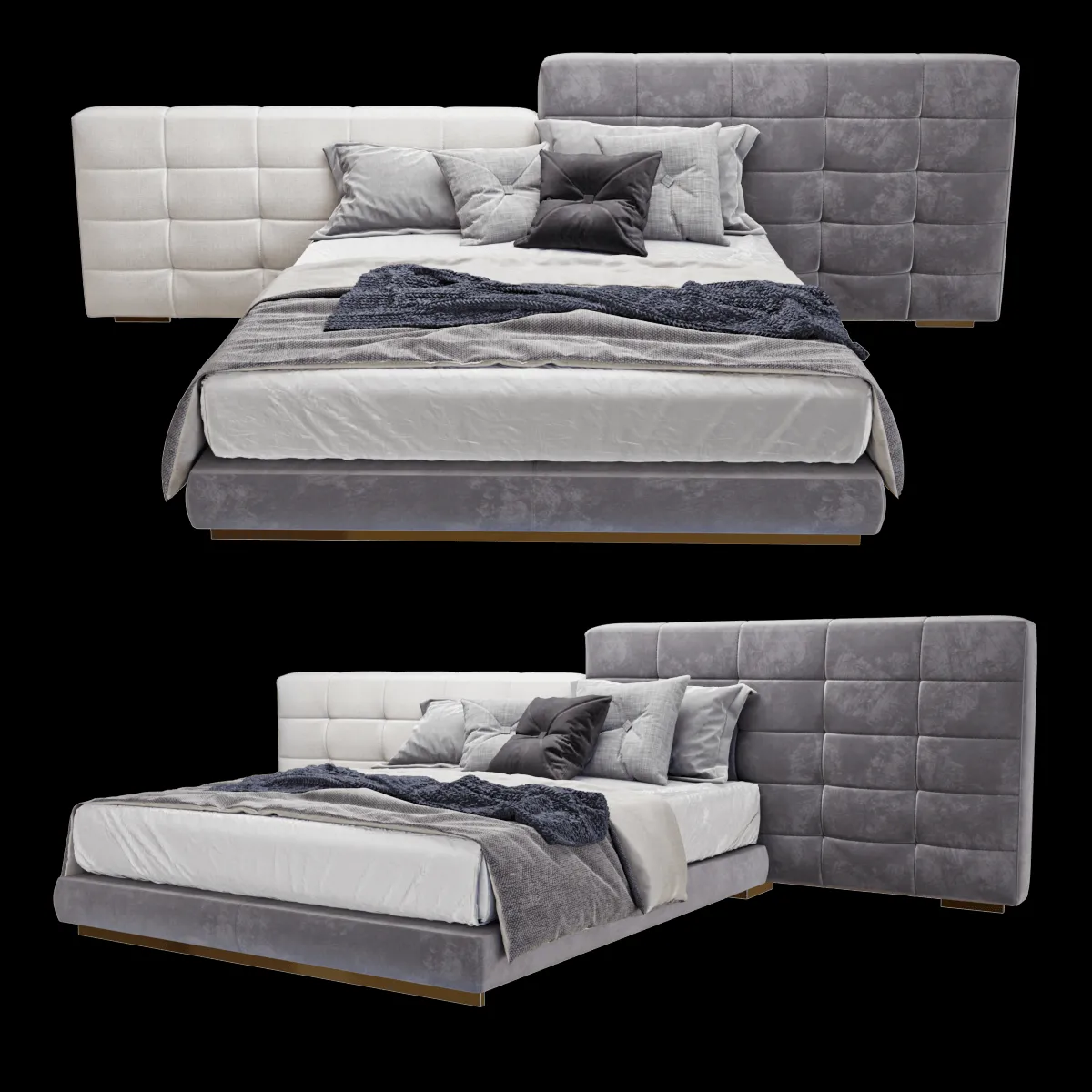 furniture – Lawrence bed 3 3ds Max