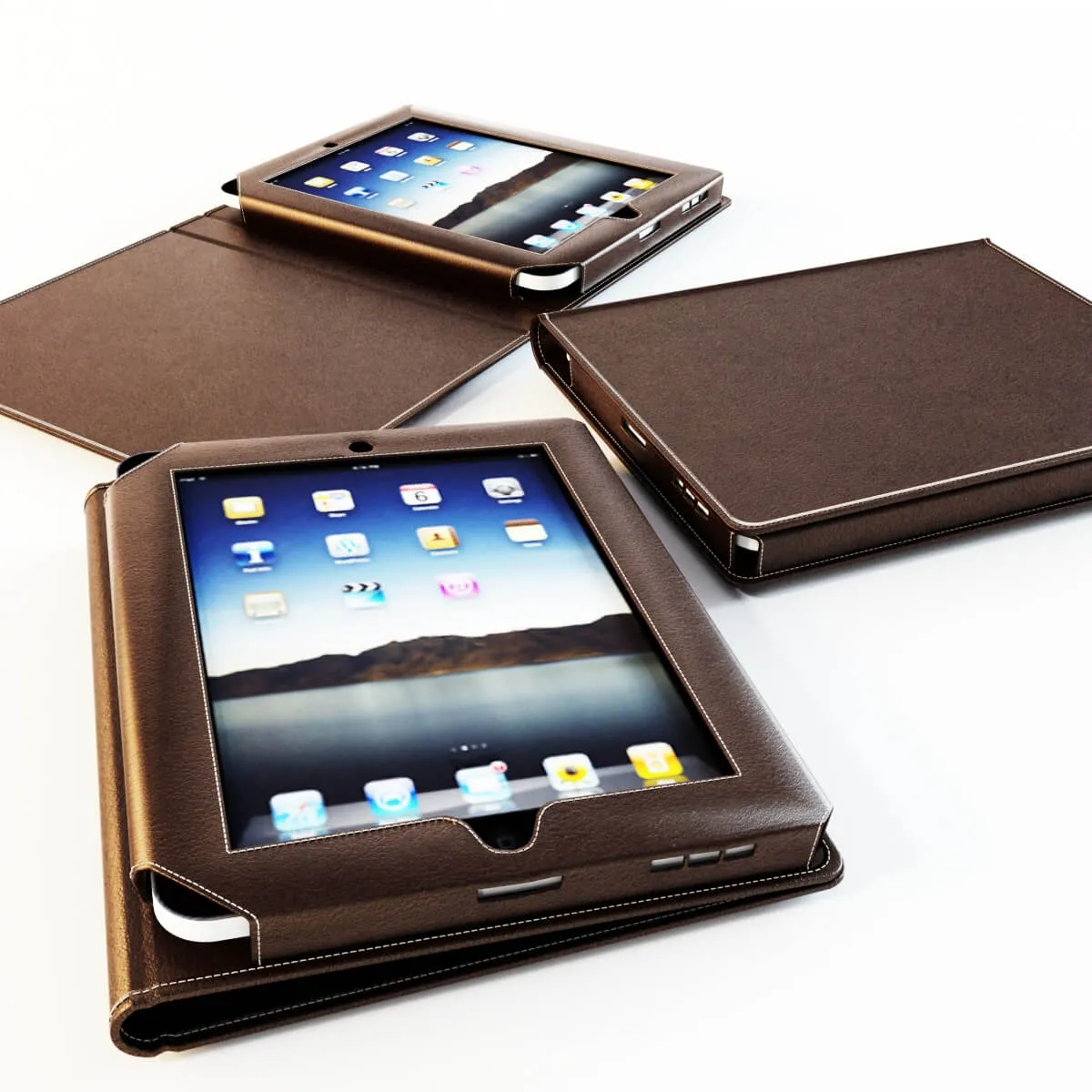 furniture – Leather cover for iPad 3ds Max