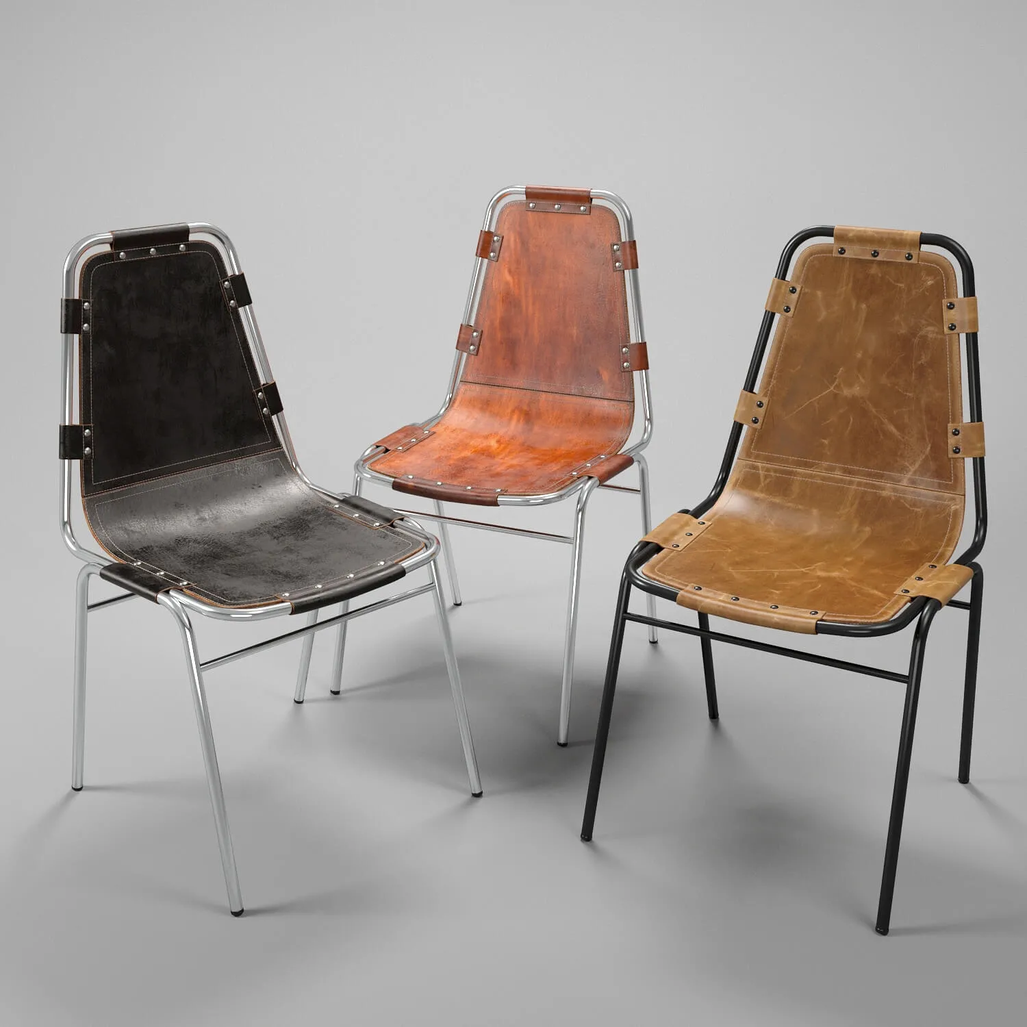 furniture – Les Arcs chair by Charlotte Perriand 3ds Max