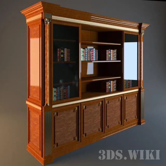 furniture – Library TUDOR 3ds Max