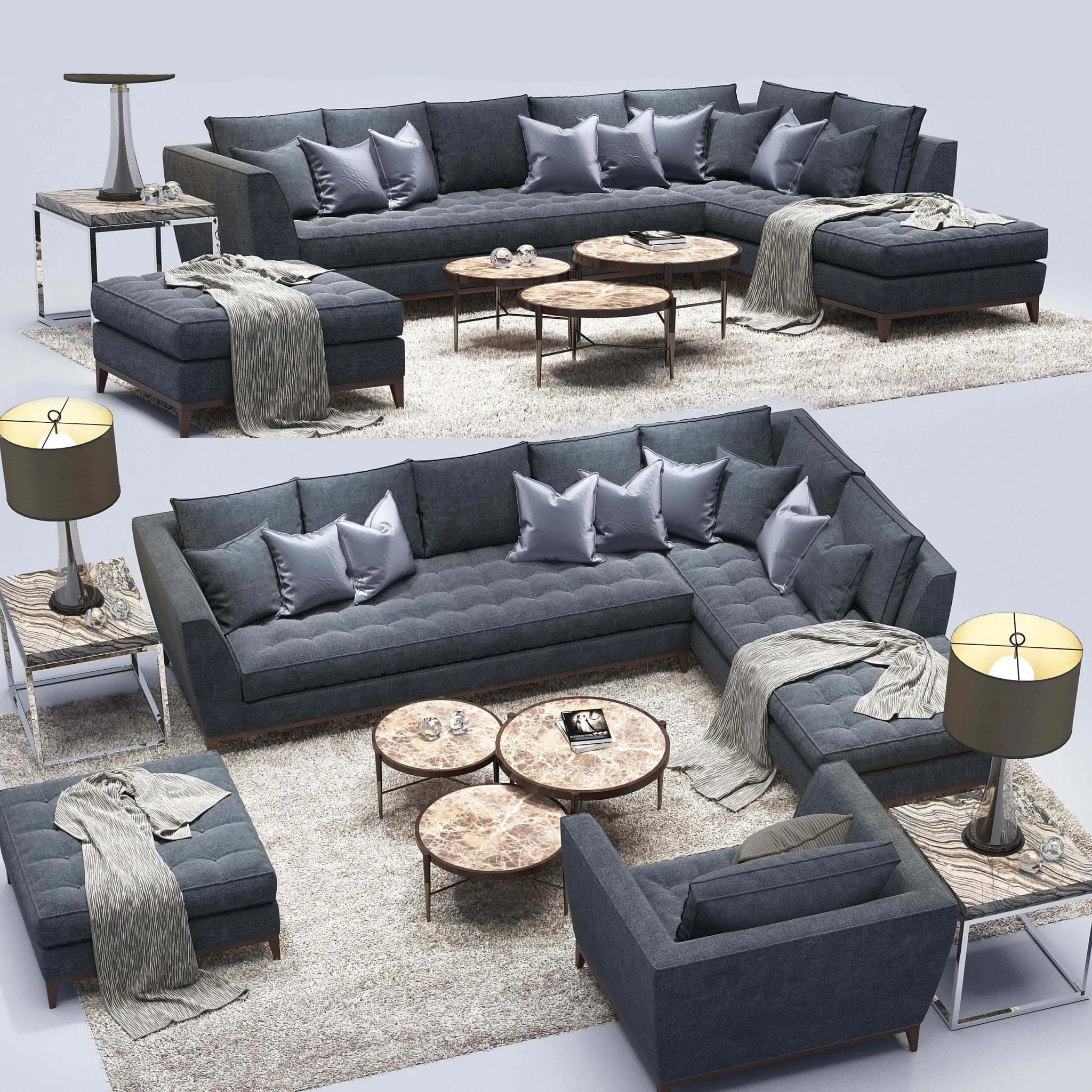 furniture – Ligne Roset Togo sofa 02 3ds Max