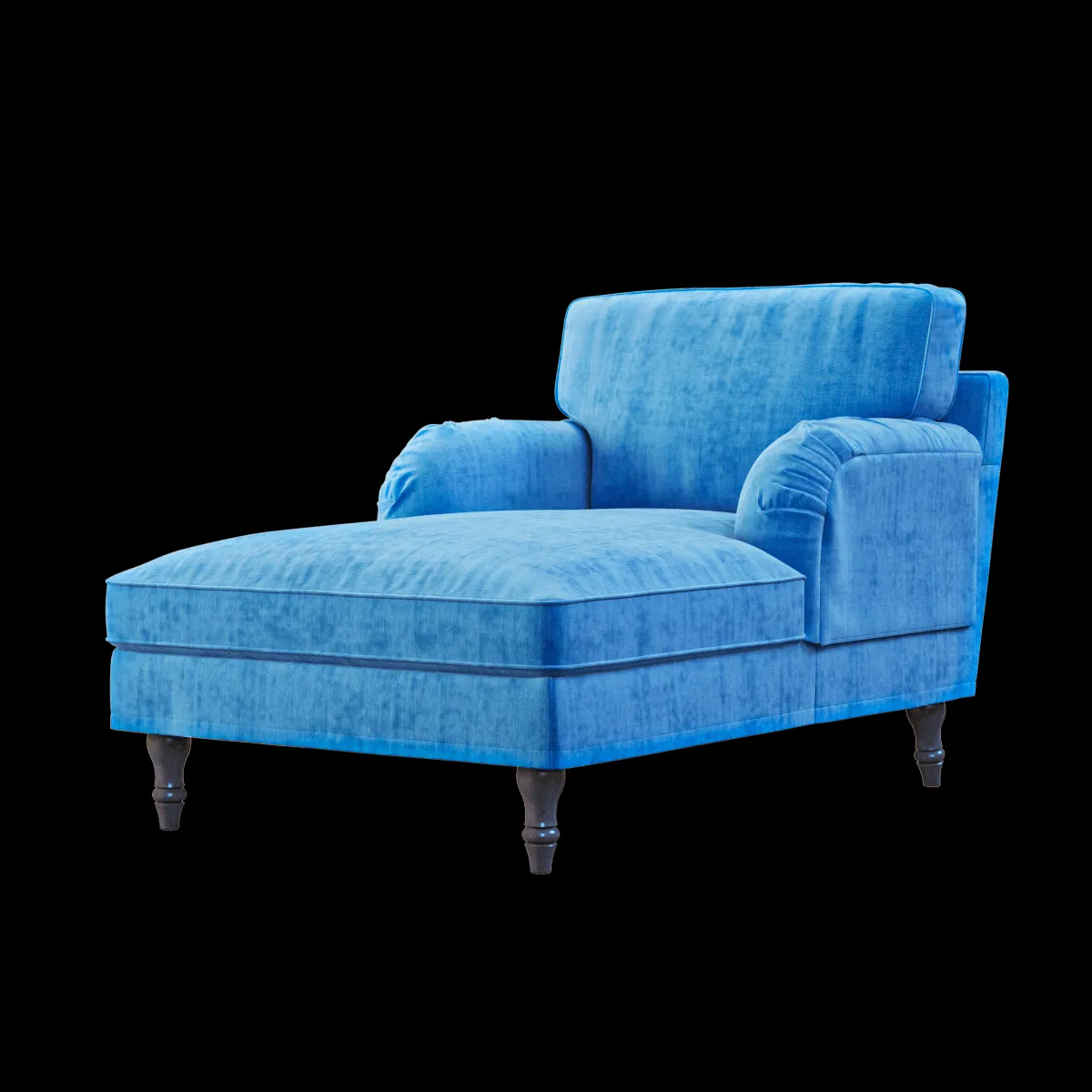 furniture – Linen fabric armchair 3ds Max