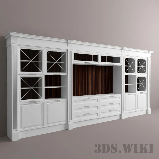 furniture – Living room wall/side 3ds Max