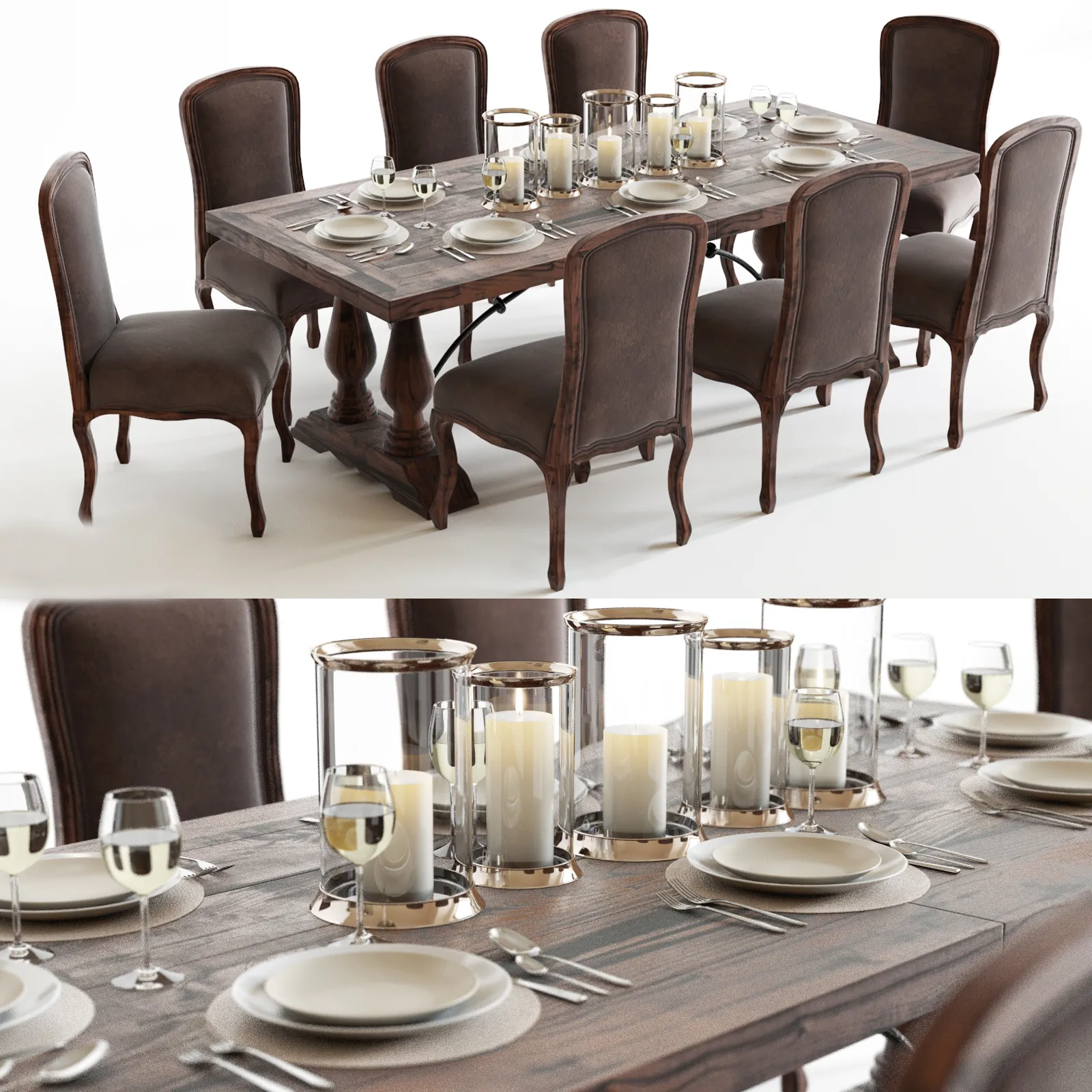 furniture – Lorraine Callahan table & chairs 05 3ds Max