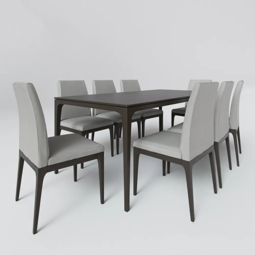 furniture – Lotus office table and chairs 3ds Max