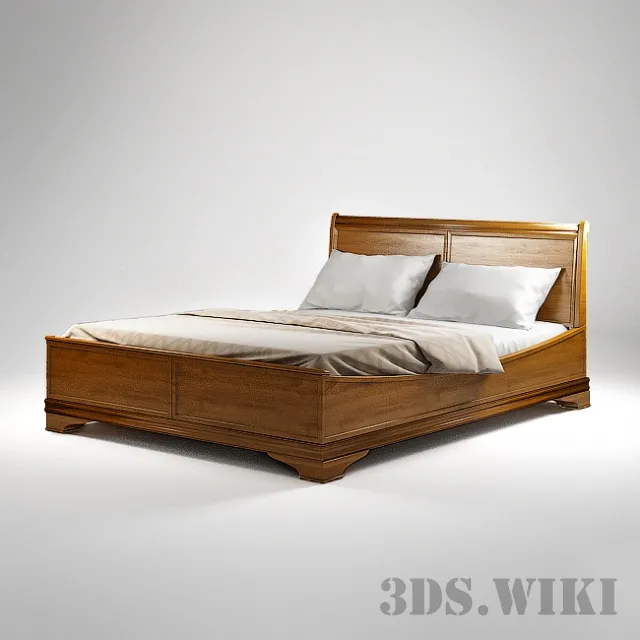 furniture – Louis Philippe Selva Bed – Timeless Beauty Collection 3ds Max