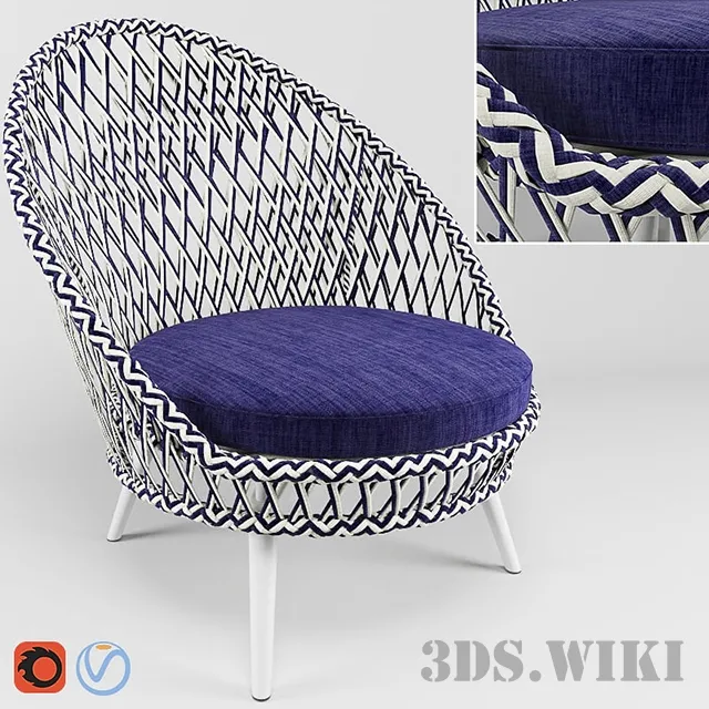 furniture – Lounge Chair – Mindo 3ds Max