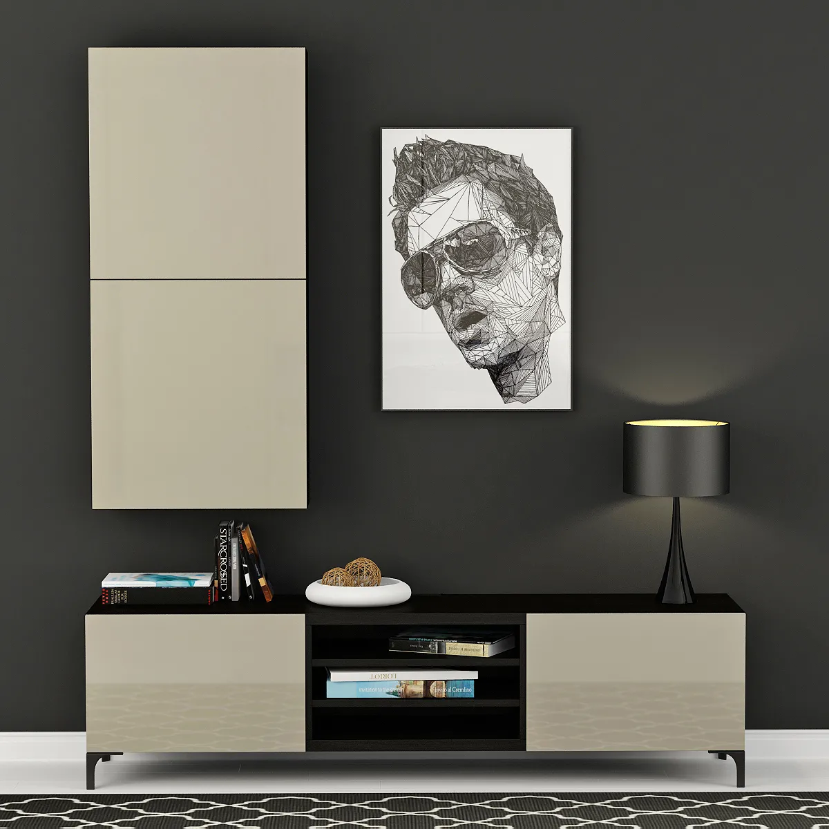 furniture – Low chest of drawer 005 3ds Max