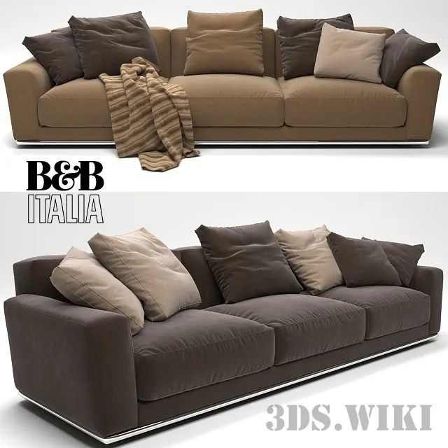furniture – LUIS B&B Italia modular sofa 3ds Max