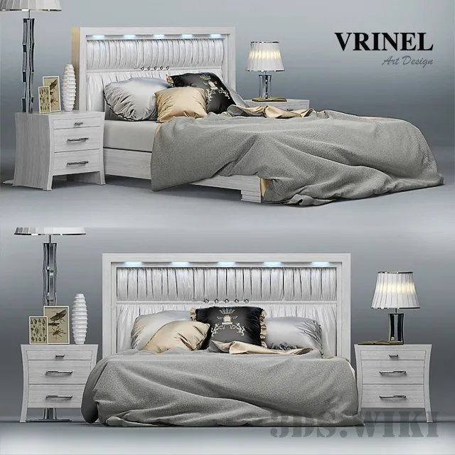 furniture – Luxurious modern bedroom 3ds Max