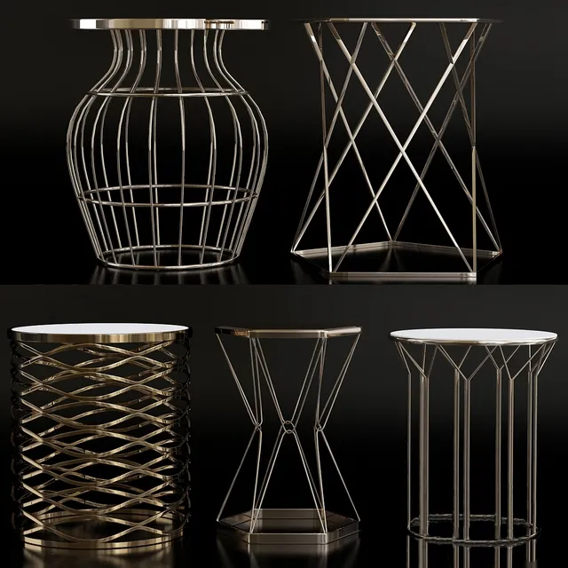 furniture – Luxury tables 074 3ds Max