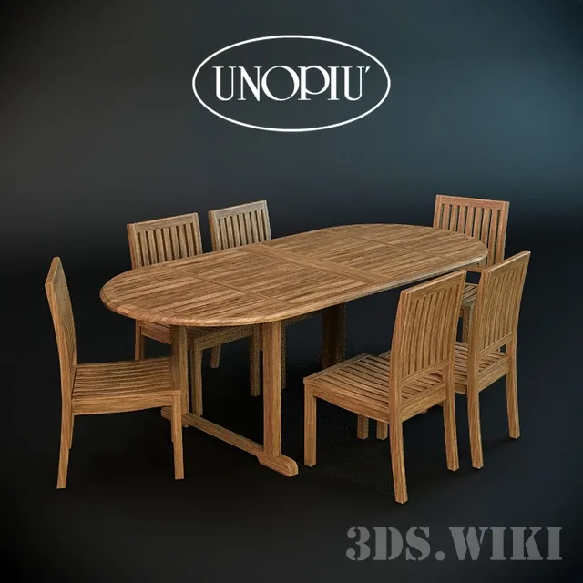 furniture – Lydia & Tamil garden chair and table 3ds Max