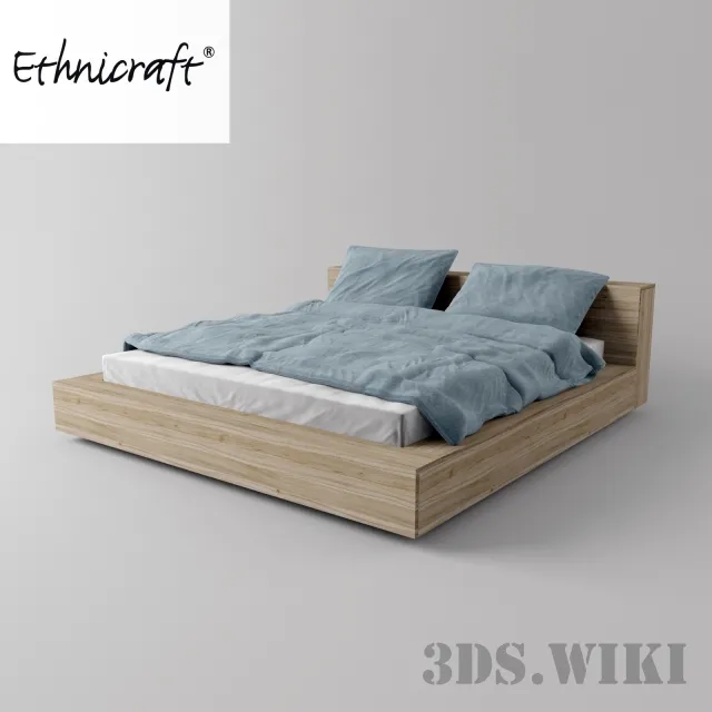 furniture – Madra Ethnicraft Bed 3ds Max