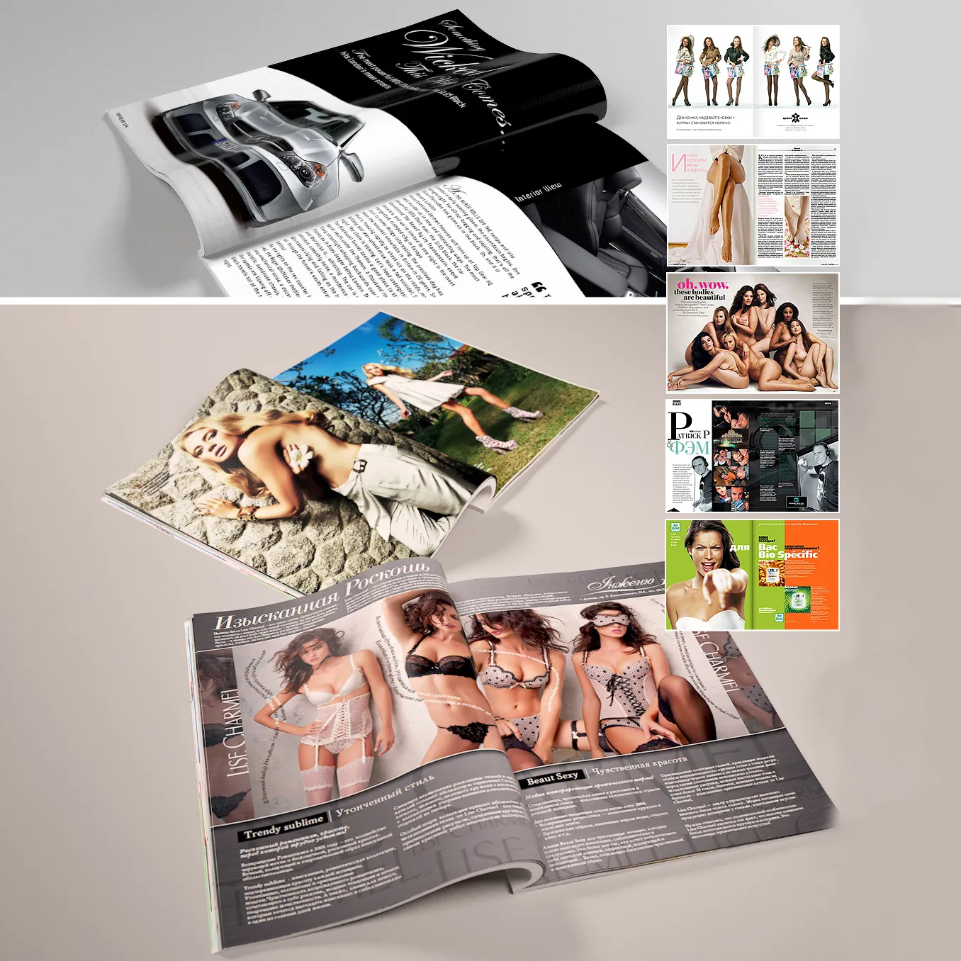 furniture – Magazines collection 01 3ds Max