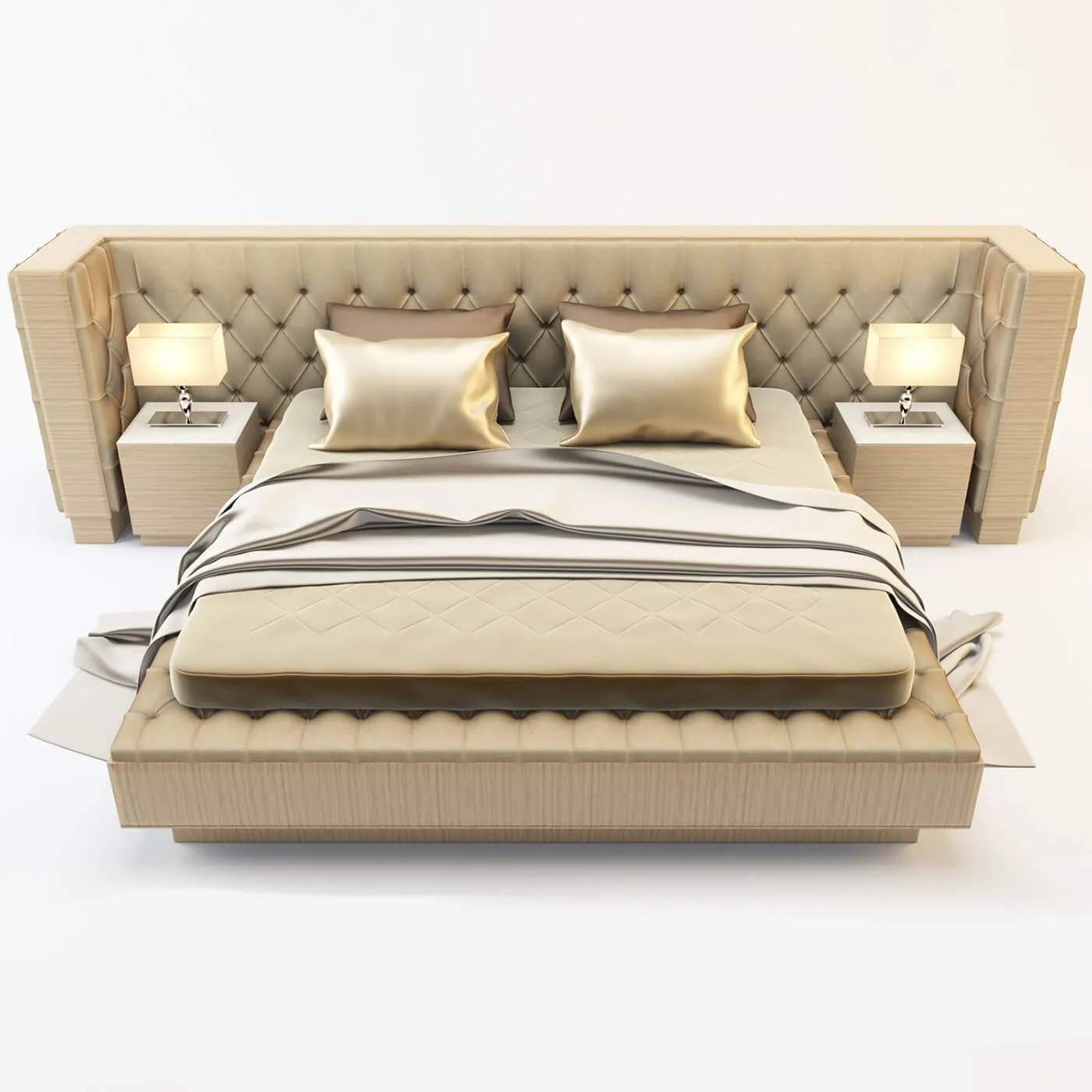 furniture – Magnolia Comodino bed 3ds Max