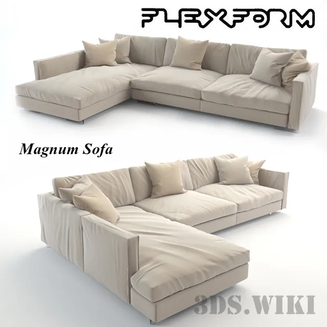 furniture – Magnum Sofa 3ds Max