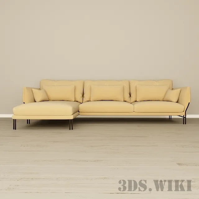 furniture – Majestic Sofa Carmenes 3ds Max