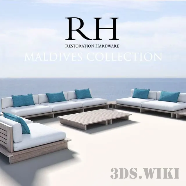furniture – Maldives Collection garden furniture 3ds Max