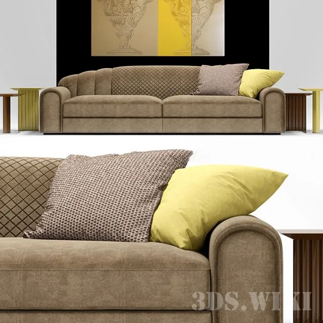 furniture – Malerba Red Carpet sofa 3ds Max