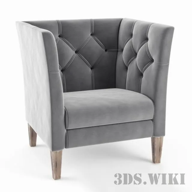 furniture – Manon Armchair HIGH 3ds Max