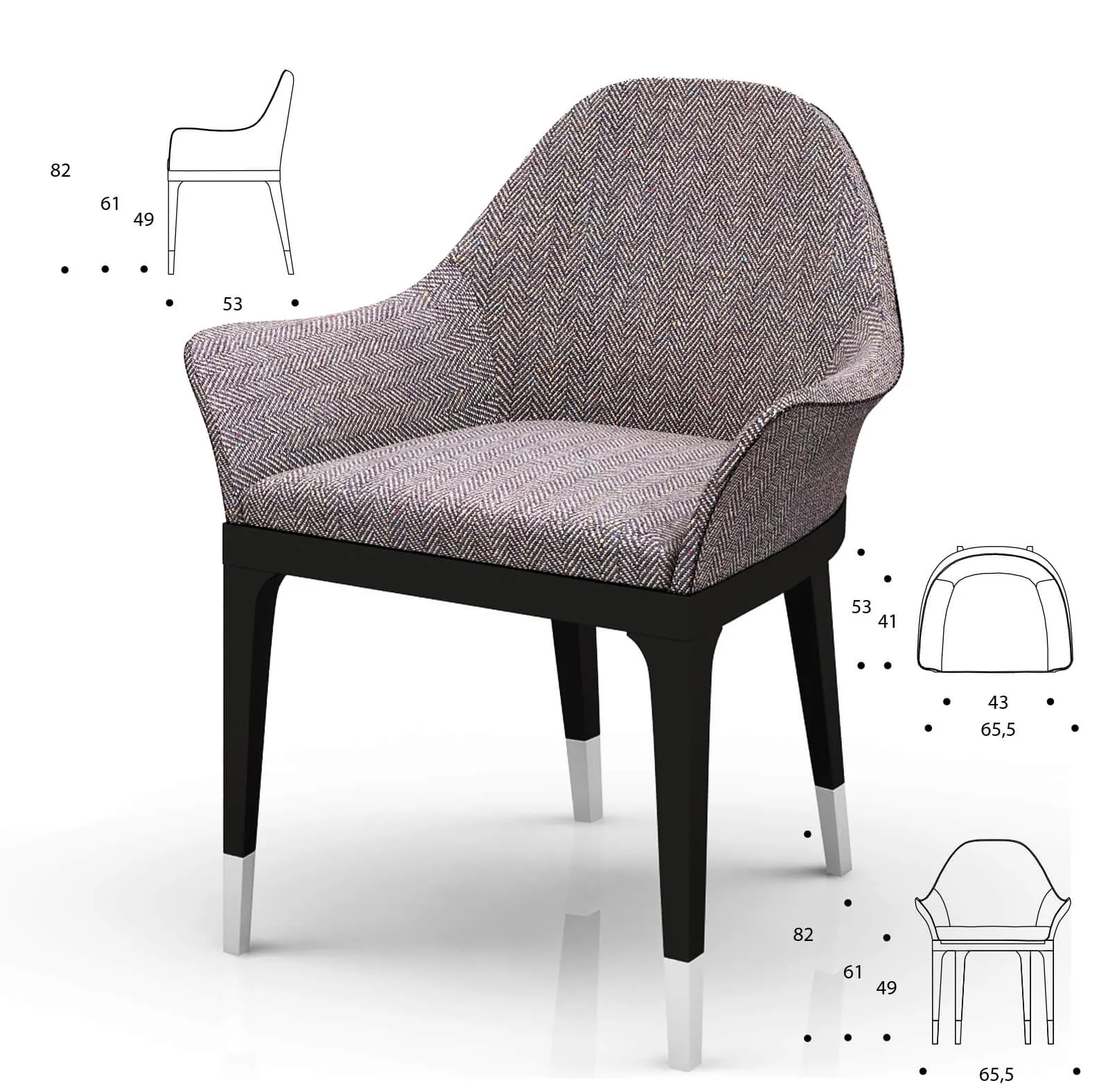 furniture – Manta low Smania armchair 003 3ds Max