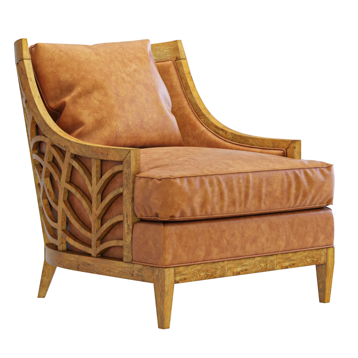 furniture – Marion leather armchair 3ds Max