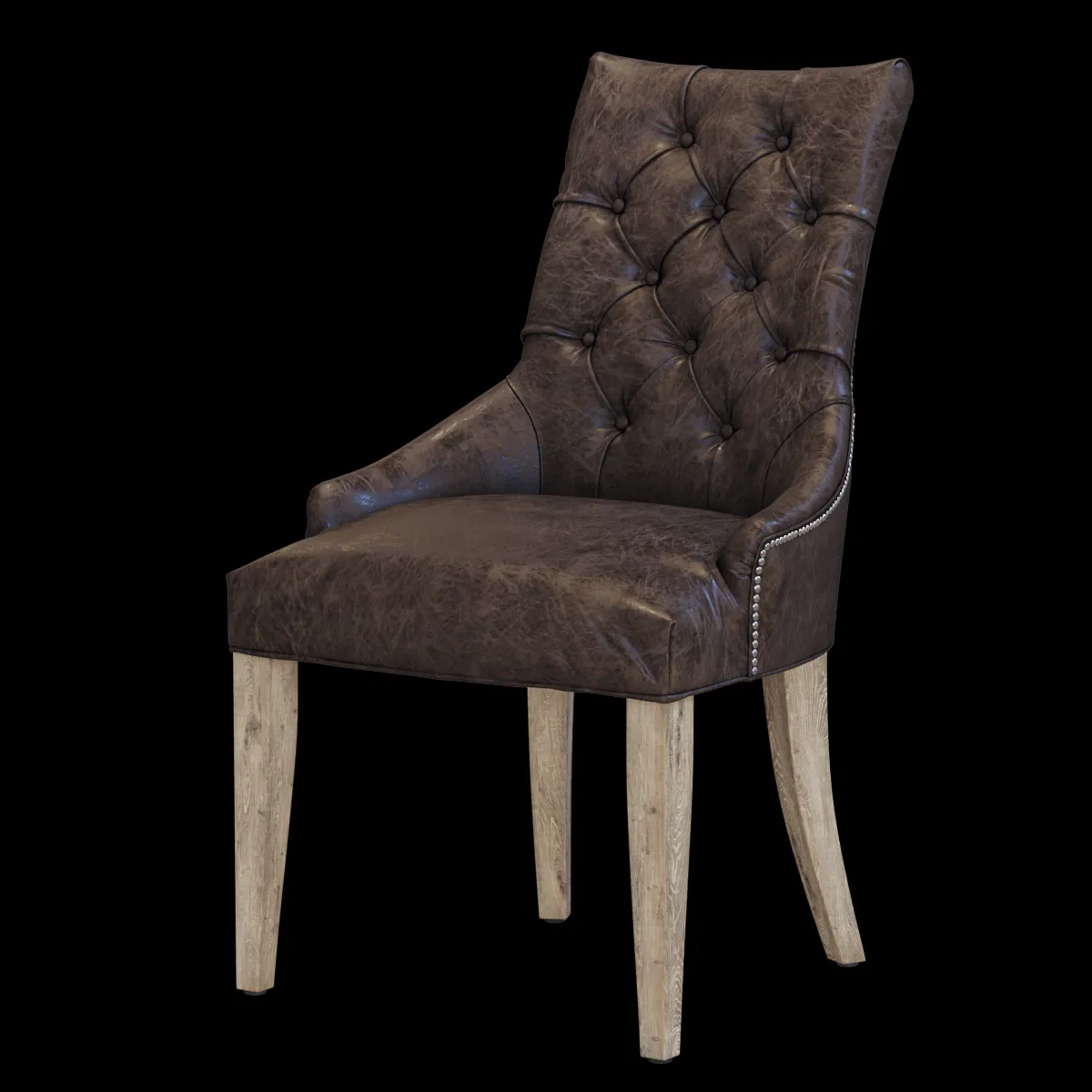 furniture – Martine leather chair 3ds Max