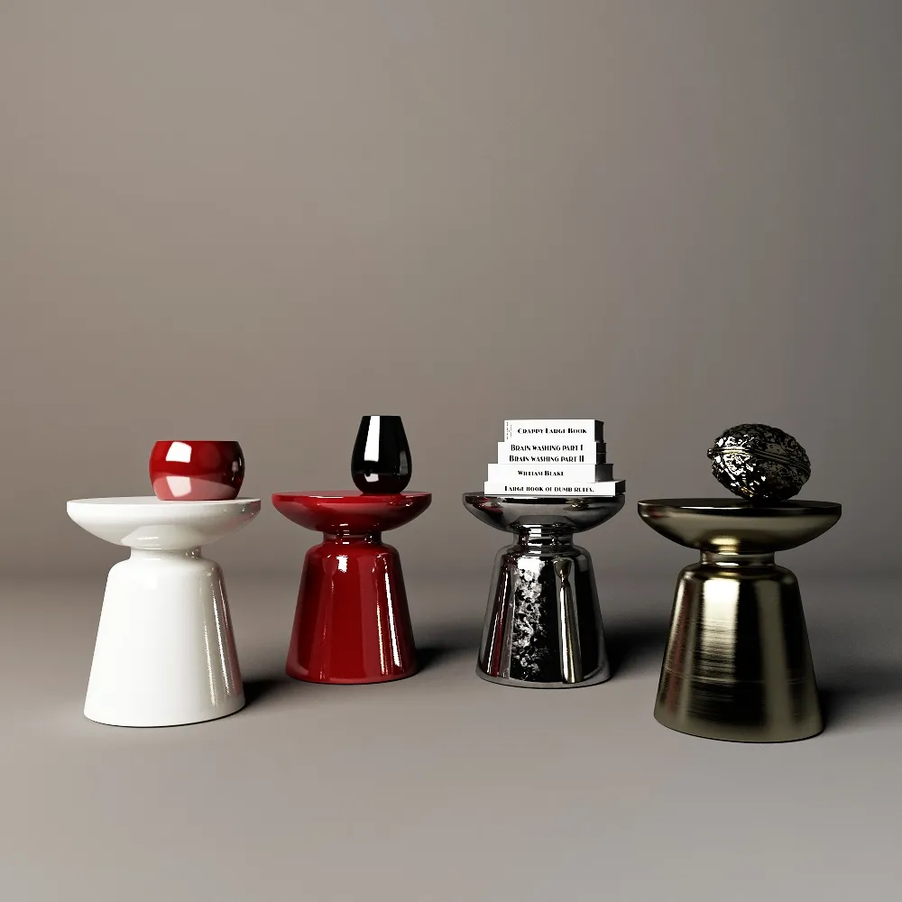 furniture – Martini decorative tables 5 3ds Max