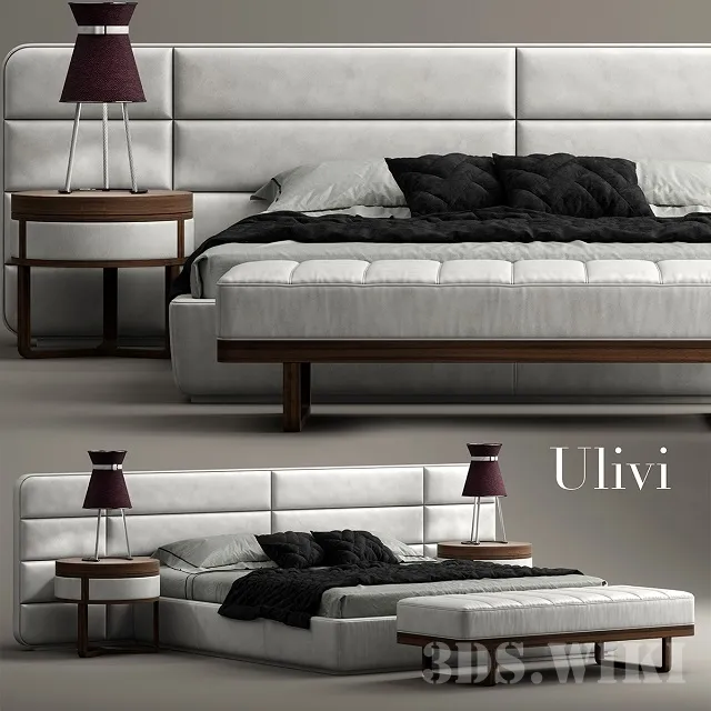 furniture – Master Ulivi Salotti bed 3ds Max
