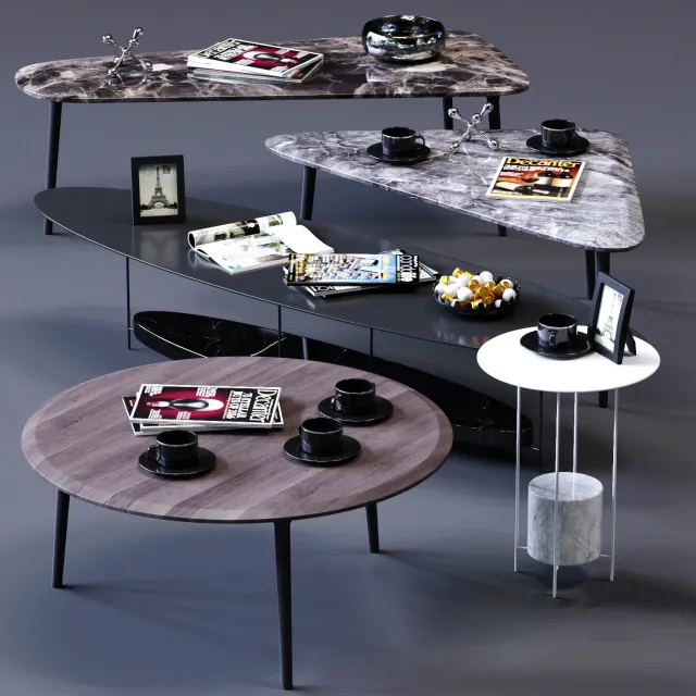 furniture – MC tables set 08 3ds Max