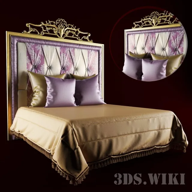 furniture – Meroni bed Lifestyle collection 3ds Max
