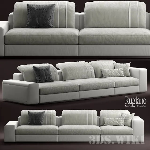 furniture – Miami sofa by Rugiano 3ds Max