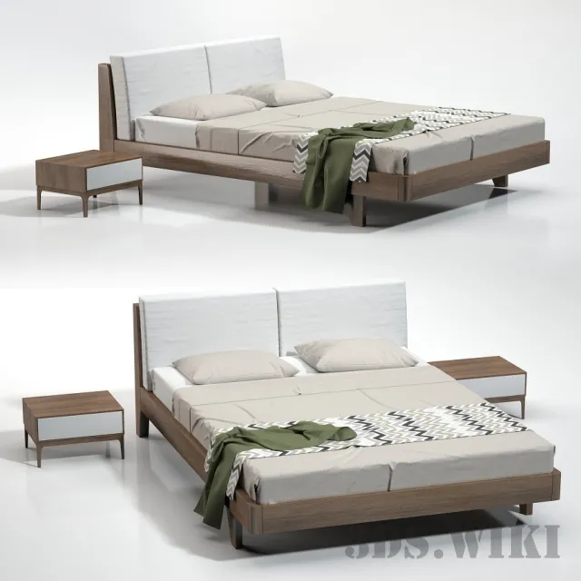 furniture – Mikkel Bed 3ds Max