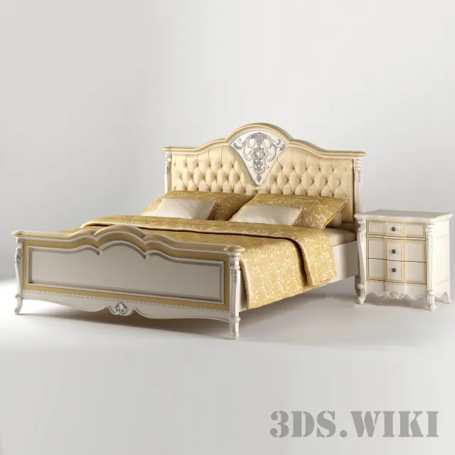 furniture – Milanor bed 3ds Max