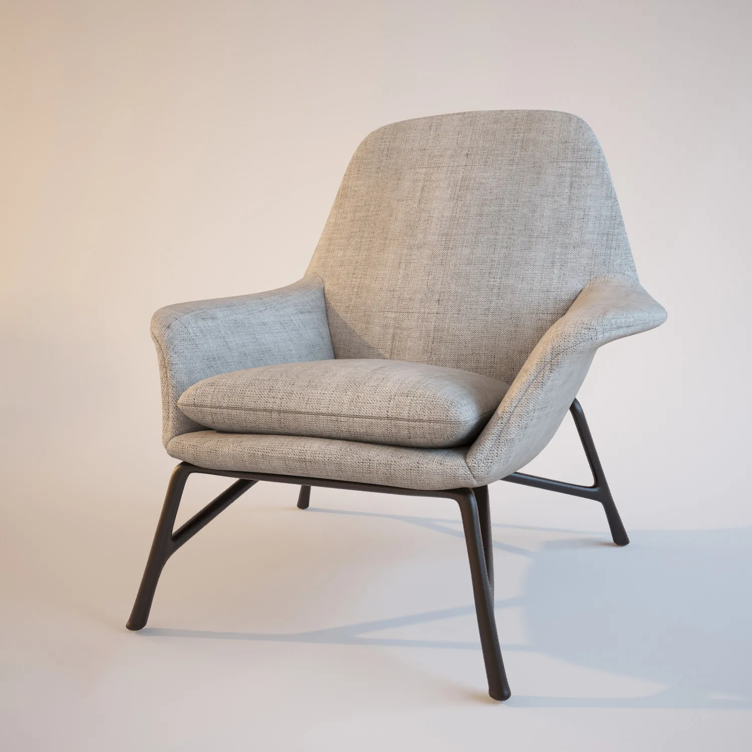 furniture – Minotti armchair 12 3ds Max