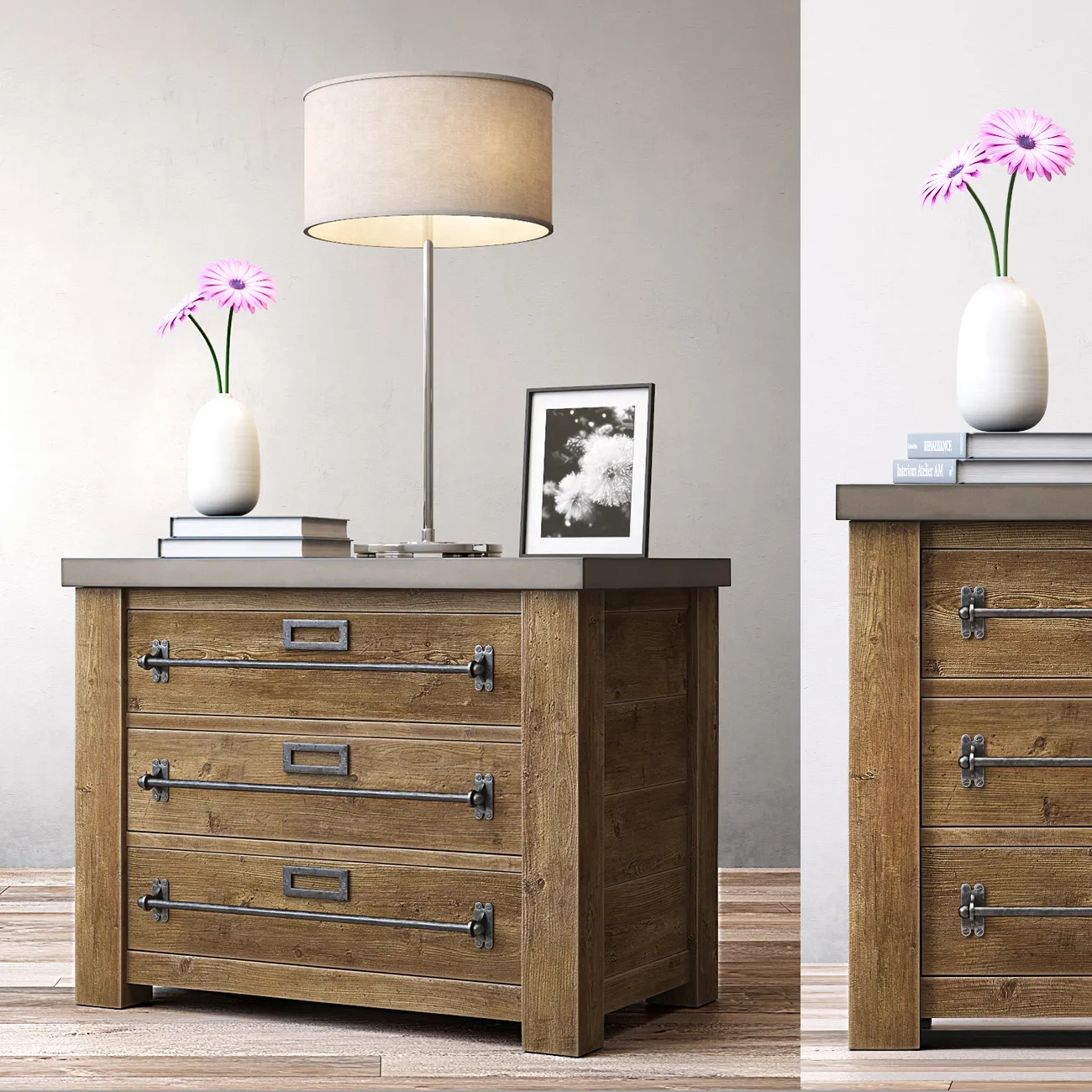 furniture – Minotti Harvey sideboard 3 3ds Max