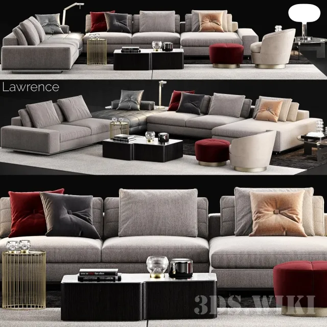 furniture – Minotti Sofa 3ds Max