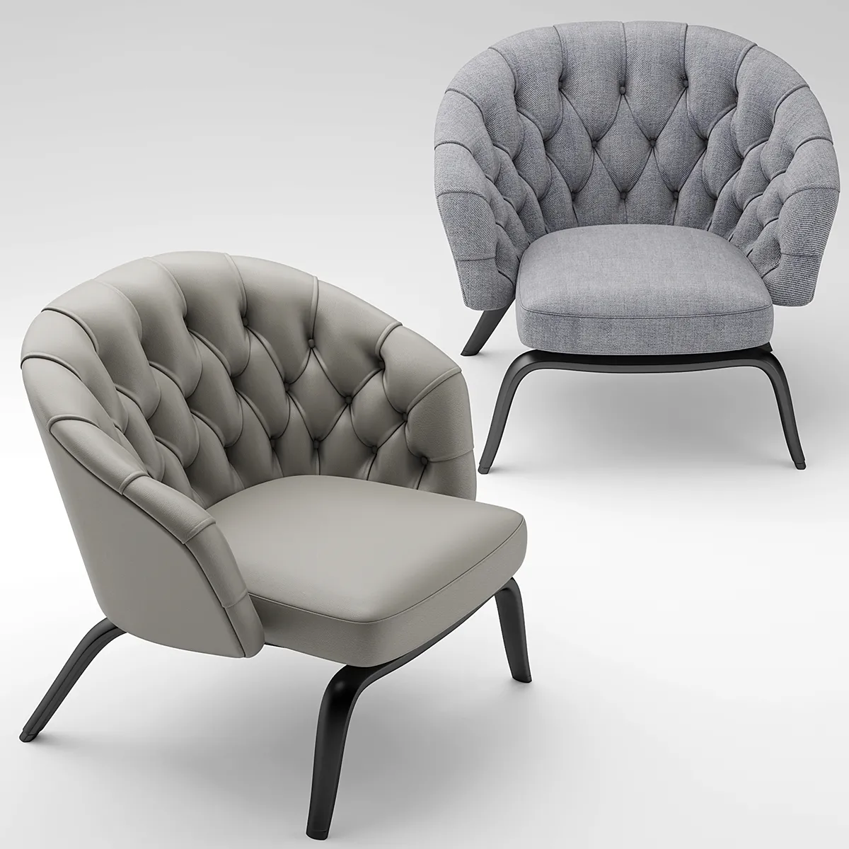 furniture – Minotti Winston chairs 02 3ds Max