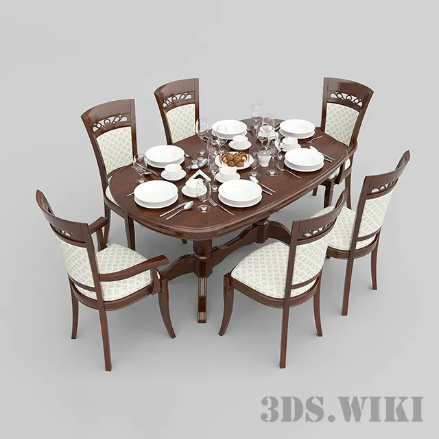 furniture – Mobilia Dining table Sorrento 3ds Max