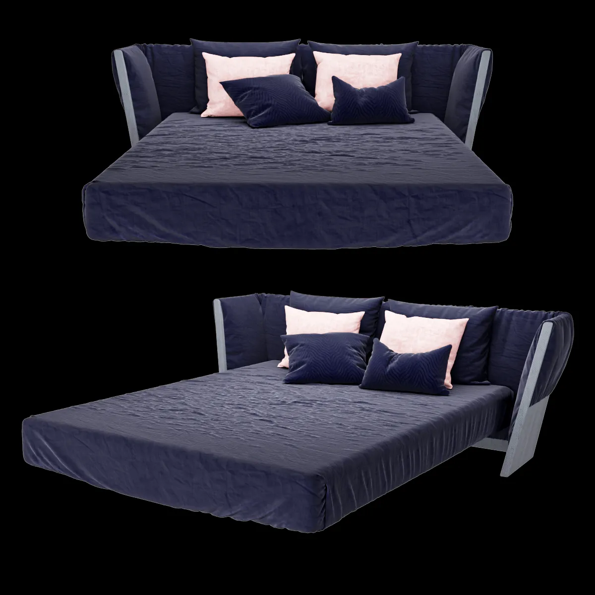 furniture – Modern bed 3ds Max