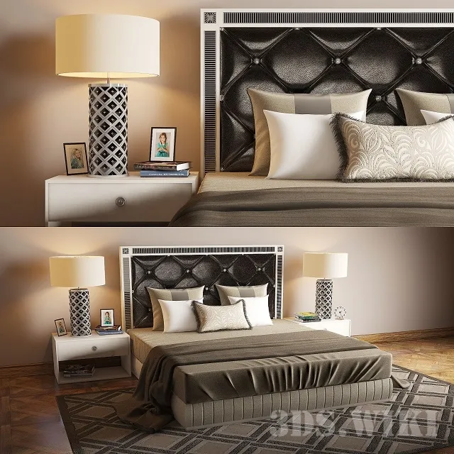 furniture – Modern Bed ART DECO BED 3ds Max