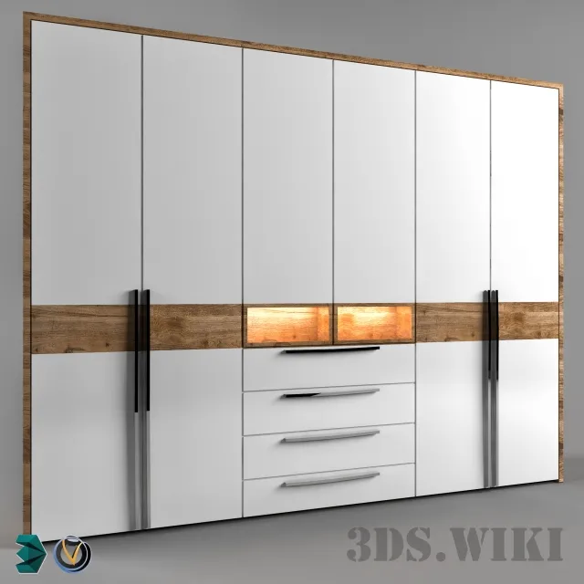 furniture – Modern Built-in Wardrobe 3ds Max