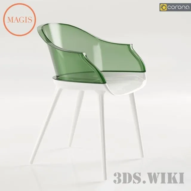 furniture – Modern chair Cyborg by Magis 3ds Max