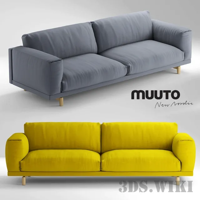 furniture – Modern rest sofa 3ds Max