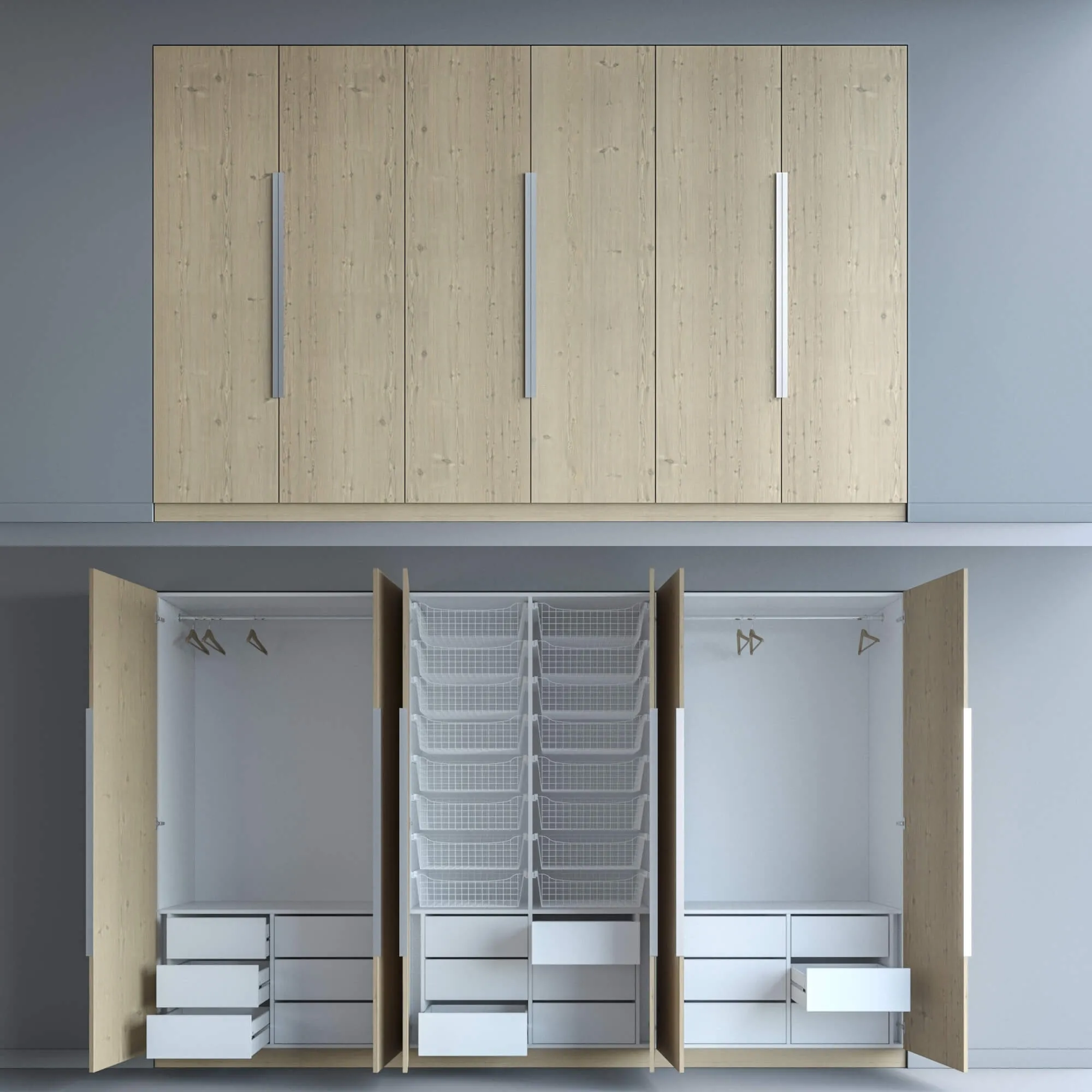 furniture – Modern wardrobe 7 3ds Max