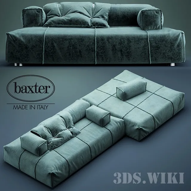 furniture – Modular sofa Baxter Panama Bold 3ds Max