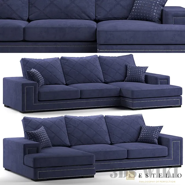 furniture – Modular sofa Estelio Longhi 3ds Max