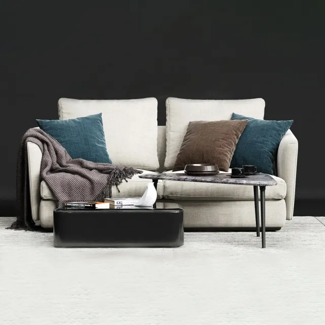 furniture – Molteni and C Sloane sofa 3ds Max